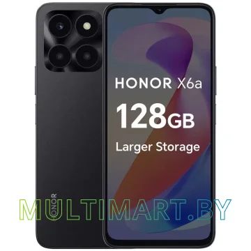 Смартфон HONOR X6a 6GB/128GB международная версия (полночный черный)